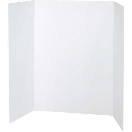 Pacon Single Walled Presentation Board, 48"x36", 4/CT, White PAC37634